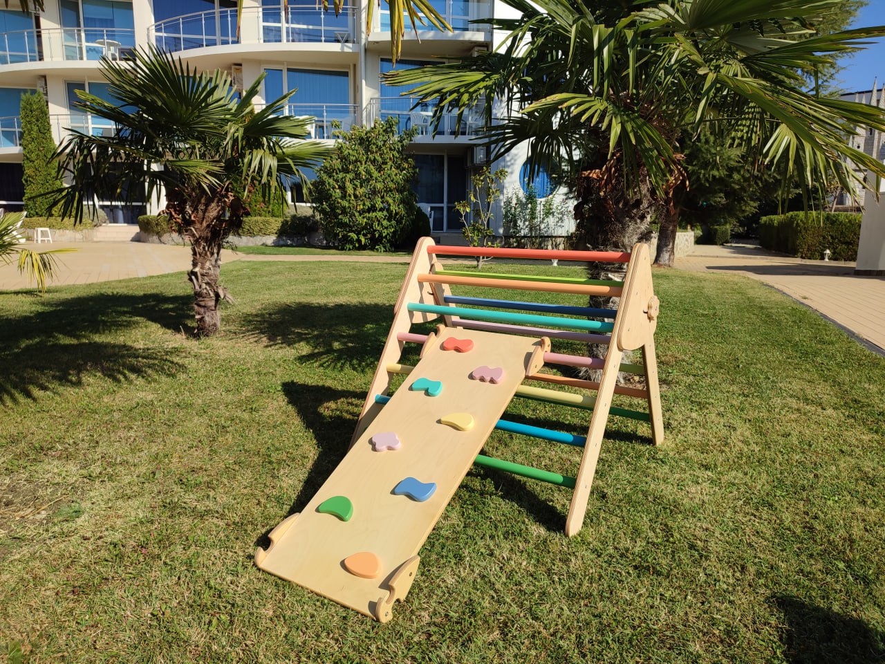 Set of 2 Items Triangle Large set Pastel colors