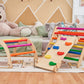 Montessori Play Gym for Kids Set (Arch+Ramp+Board)Bright Min