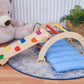 Montessori Climbing Board Arch Set (Arch+Ramp+Cushion) Bright
